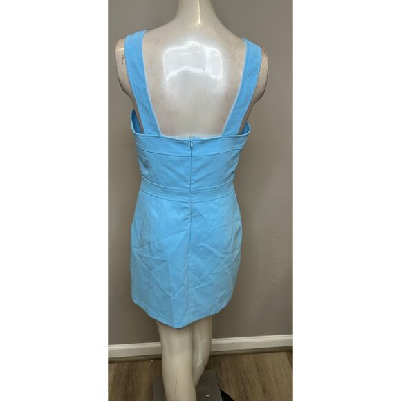 Amanda Uprichard Ace Mini Dress In pacific Size Medium $194 - Picture 8 of 10